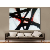 Black white painting, Big Large Abstract canvas art, Canvas Abstract, Acrylic Art, Large Art Painting, Minimal Large Art, Handmade Large Art, Painting