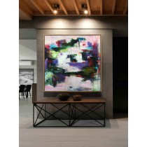 Abstract Painting, Large Abstract canvas art, Colorful Painting Art, Contemporary Art, Palette knife, Art painting, Colorful Collectible Painting, Art