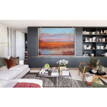 Landscape Painting Abstract Oil Painting Large Canvas Art Original Art Large Abstract canvas art, 