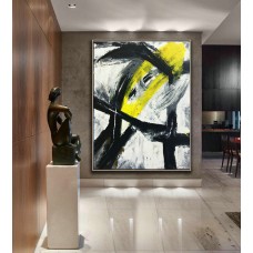 Original Artwork, Large Contemporary, Abstract Decor Painting, Large Decor Art, Black and white art, Abstract Painting, Black white fine art