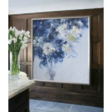 Abstract flower Oil Painting On Canvas, Original Art, Impressionist Landscape Painting by Jackson