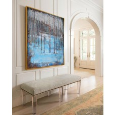 Large Abstract Landscape Oil Painting, Canvas Art. Handmade, blue, brown, etc. by Jackson